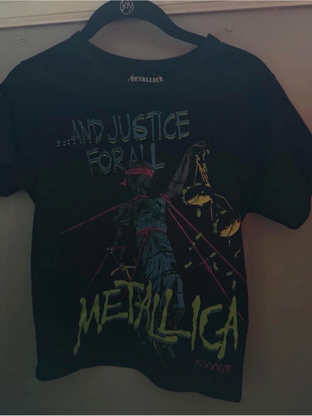 Women’s Metallica '...And Justice For All' Cropped Band Tee
